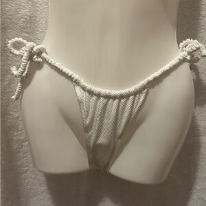 Aerie White Bikini Bottom